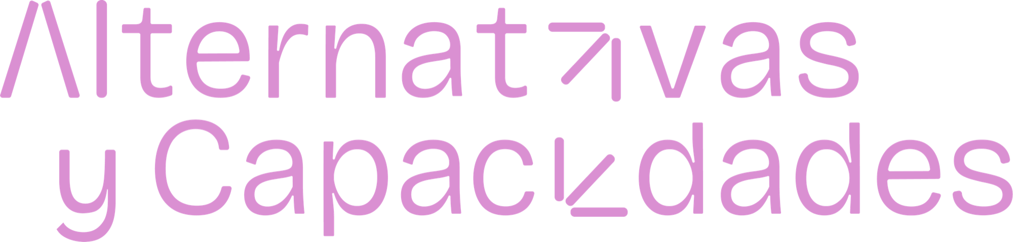 Alternativas y Capacidades